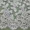 1 Yard Beaded & Corded Embroidered Bridal Lace Fabric, 100% Polyester Net Mesh, 52"-54" Wide